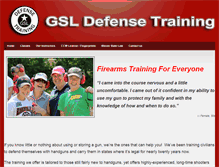 Tablet Screenshot of gsldefensetraining.com